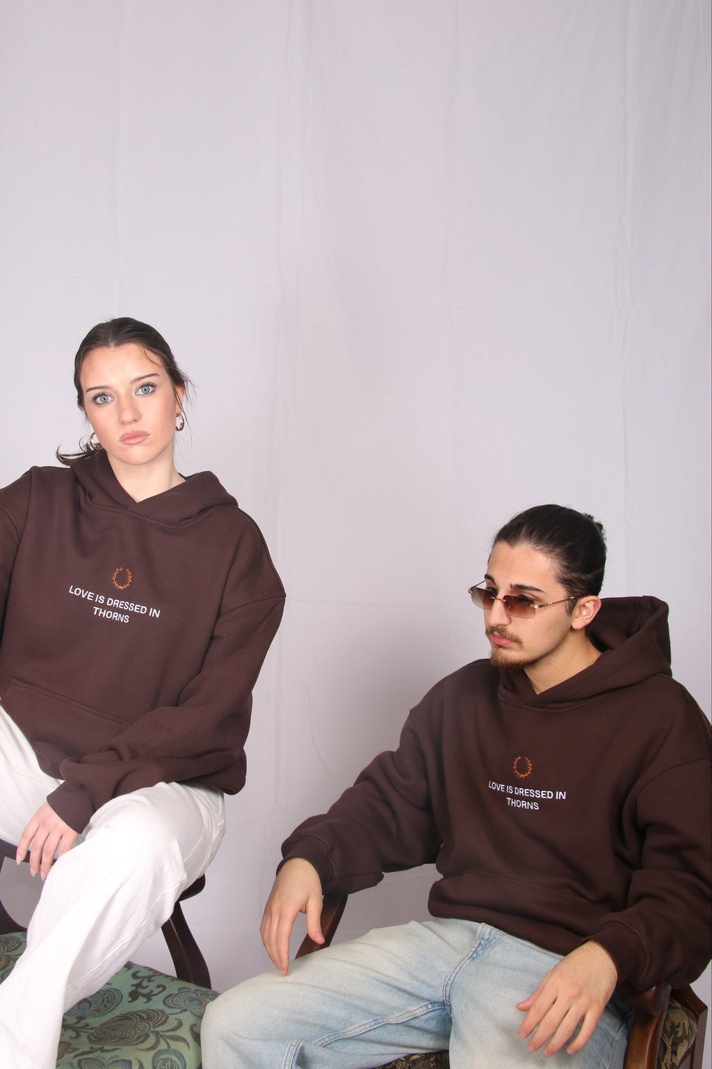 Love is dressed in Thorns Hoodie