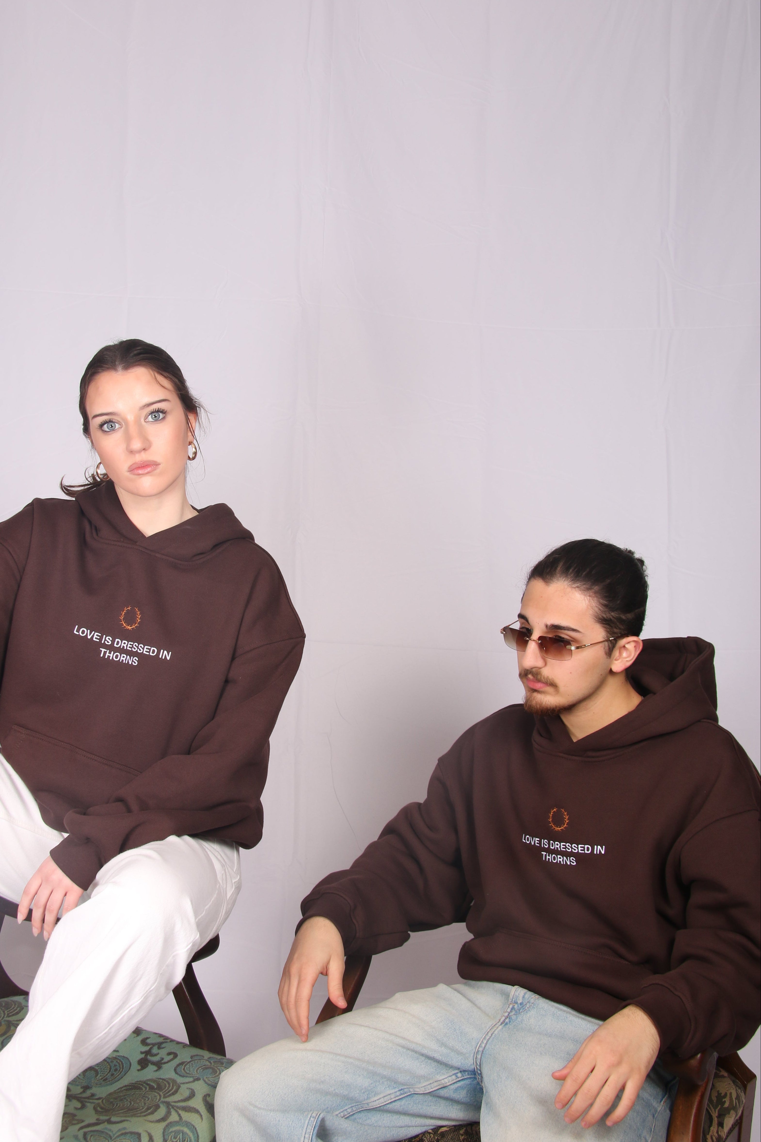 Love is dressed in Thorns Hoodie