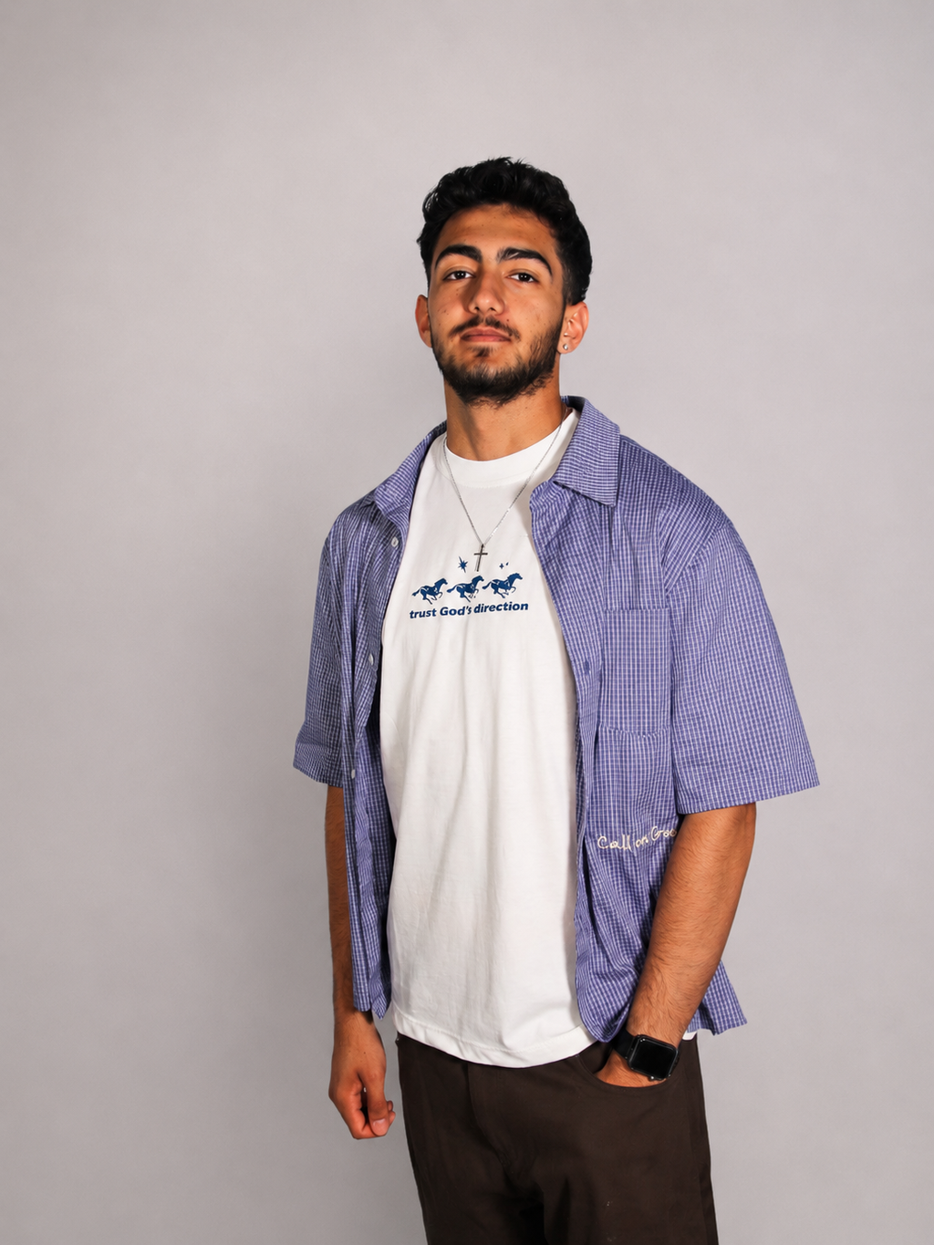 Call on God Short Sleeve Shirt