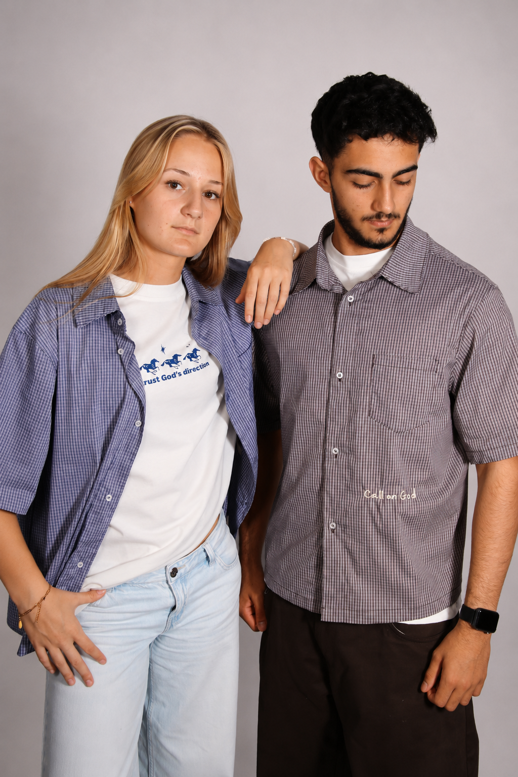 Call on God Short Sleeve Shirt